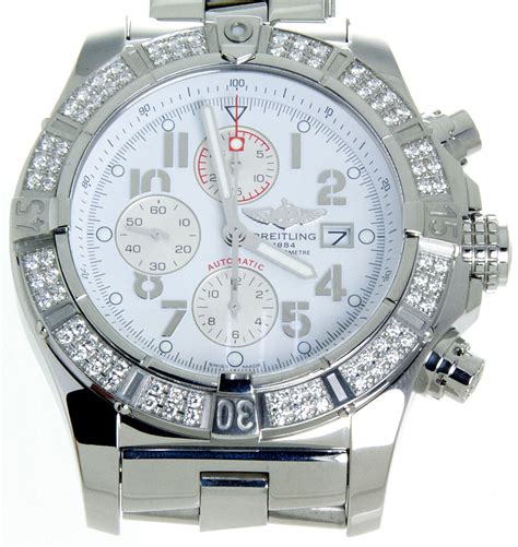 breitling avenger with diamond bezel|breitling watches for sale.